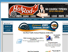 Tablet Screenshot of hotrodtrafficschool.com